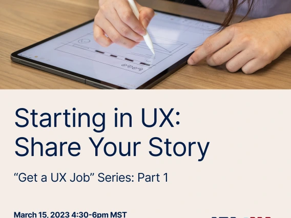 Starting in UX: Share Your Story image