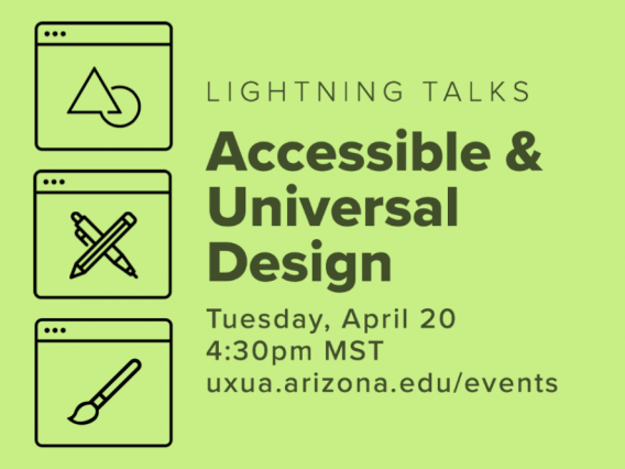 Lightning Talks: Accessible & Universal Design