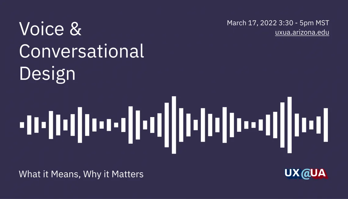 Voice and Conversational Design Image