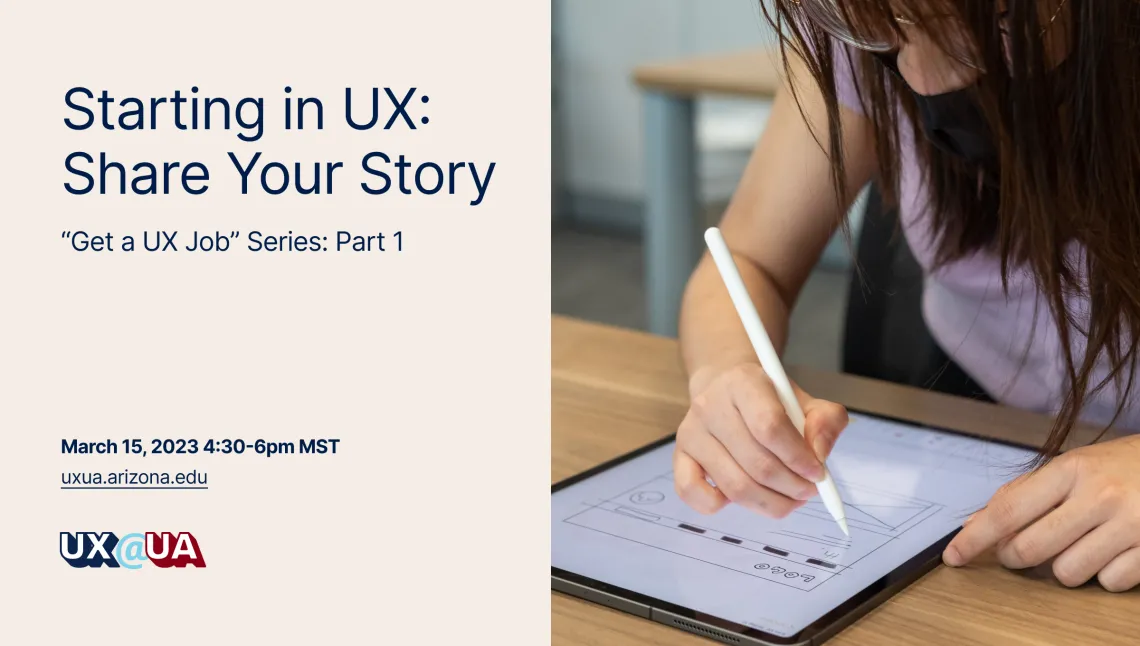 Starting in UX: Share Your Story image