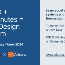 Cover image of UX@UA's October 2024 event